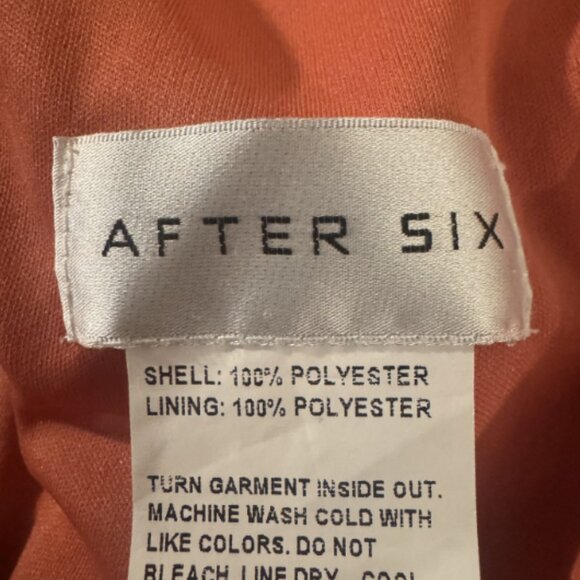 After Six Brides Maid Dress, Watermelon Rouge - C524 - Picture 2 of 3